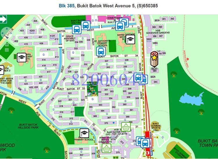 Blk 385 Bukit Batok West Avenue 5 (Bukit Batok), HDB 4 Rooms #130643522